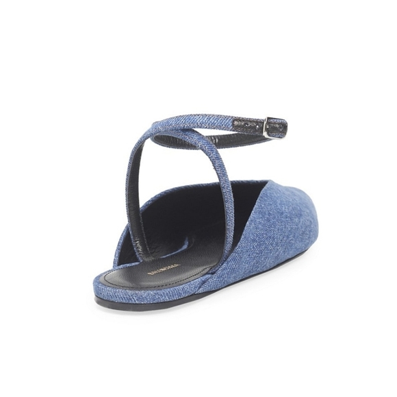 SALE NWT Balenciaga denim flats with original box - Picture 2 of 8